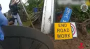 Queensland police baffled by haul of stolen street signs and portaloo