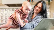 Young mother navigates solo parenting as partner works away for weeks