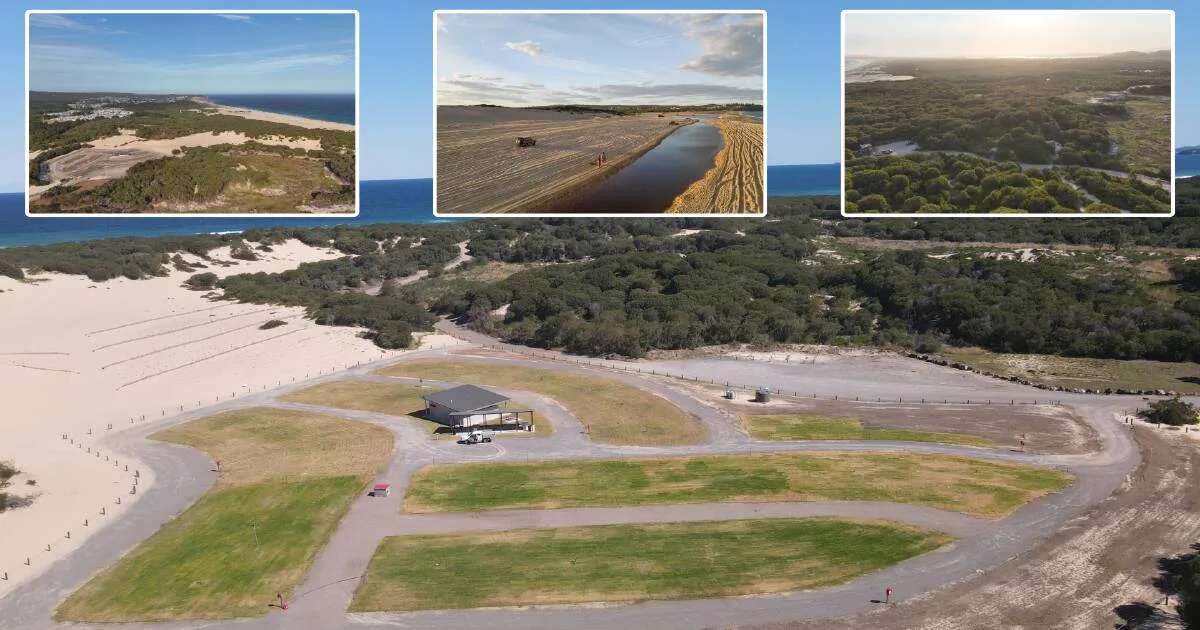 New $1.9 Million Beachside Campground Opens at Belmont Wetlands