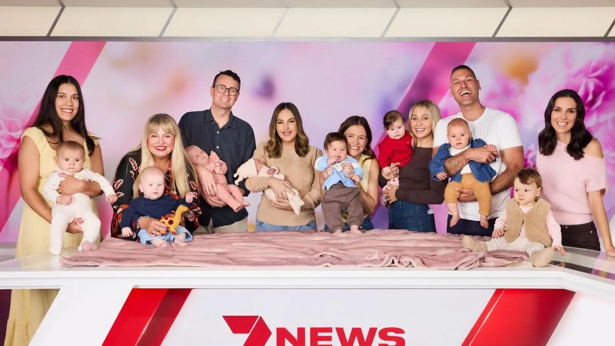 7NEWS Melbourne Celebrates Newsroom Baby Boom with Mother’s Day Photoshoot