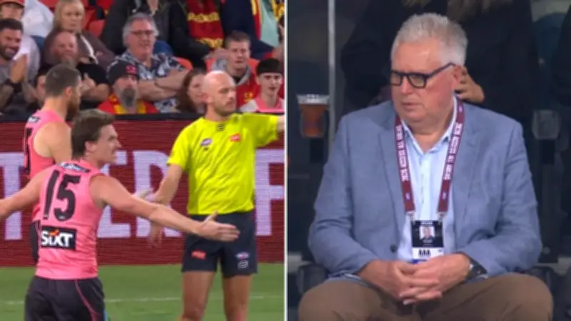 AFL Boss Under Fire Over Stand Rule After Controversial Free Kick