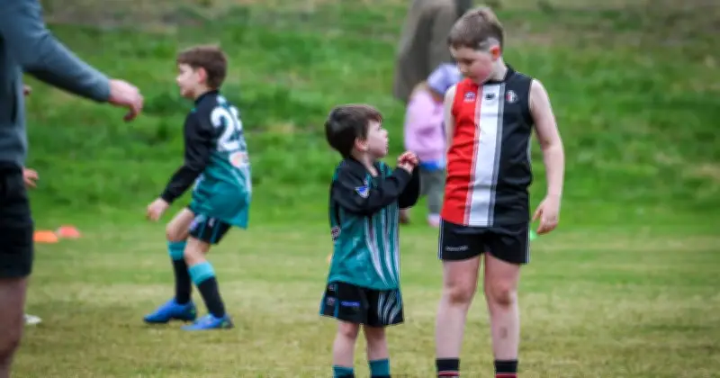 AFL Canberra Kids Brave Cold for Weekend Sport