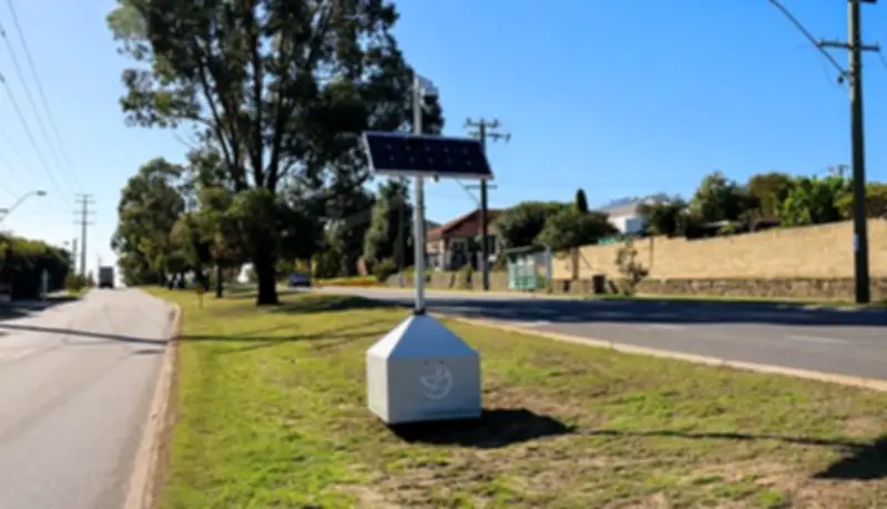 AI Near-Miss Camera Tracks Speed and Risk at Yokine Intersection