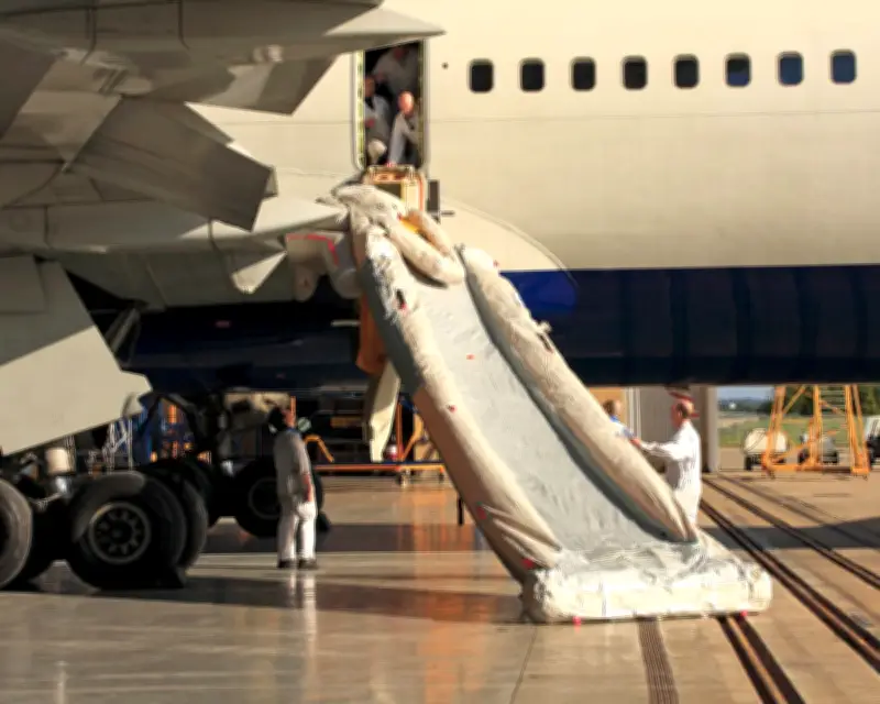 Air passengers risking lives by grabbing bags and filming emergencies