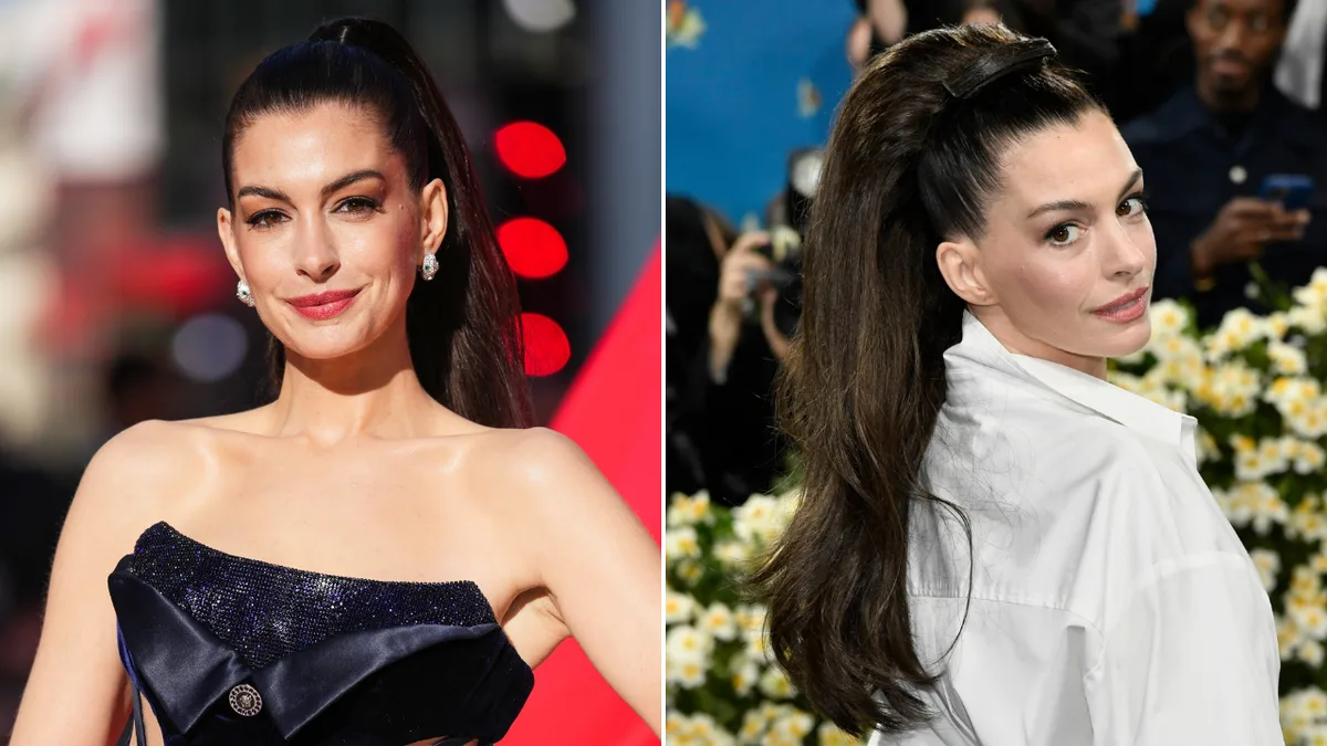 Anne Hathaway Denies Facelift, Credits Hairstyle for Youthful Look