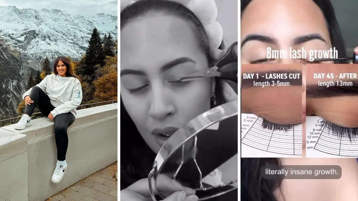 Aussie Woman's Lash Serum Trial Sees Lashes Grow from 3mm to 13mm in 45 Days