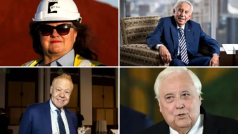 Australia's billionaires gain $50k per minute in 2025 wealth surge