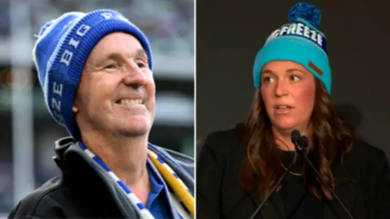 Bec Daniher fights tears in emotional tribute to father Neale at Big Freeze launch