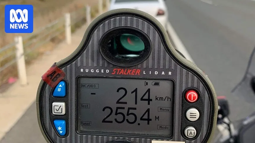 Canberra Man Caught Speeding at 214kph, Police Call for Tougher Penalties
