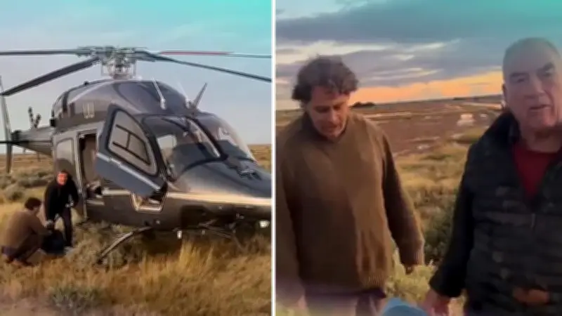 Billionaire rescues father and son stranded in SA outback floodwaters