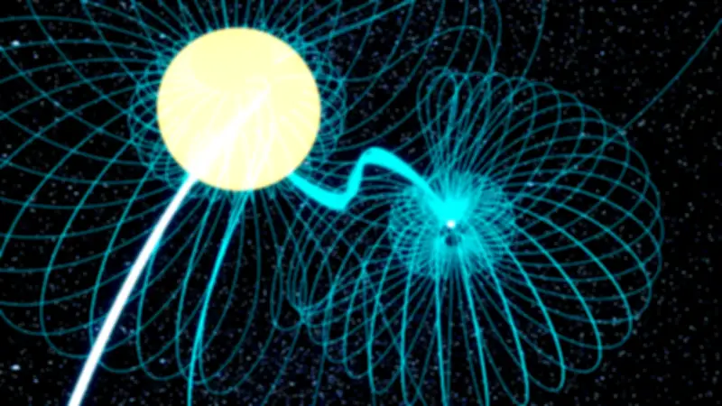 Binary Star System Solves Mystery of Repeating Radio Bursts