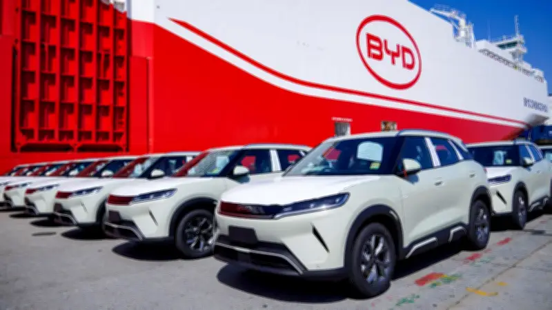 BYD Zhengzhou EV Ship Arrives in Australia with 5000 Cars