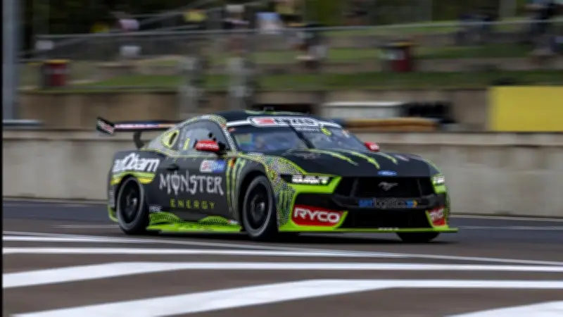 Cam Waters Wins Supercars Darwin Triple Crown Despite Race Loss to De Pasquale