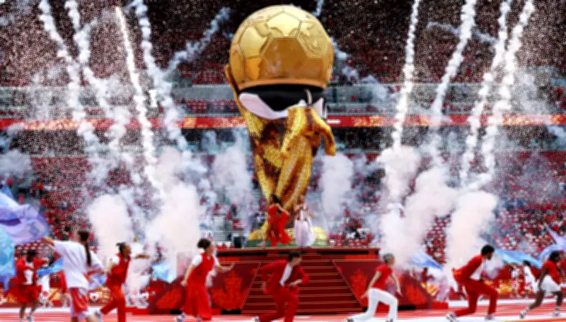 Canada's first ever World Cup point: opening ceremony in pictures