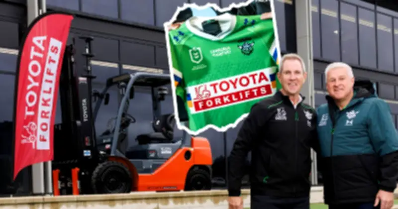 Canberra Raiders Jersey Value Increases with Toyota Forklifts Deal