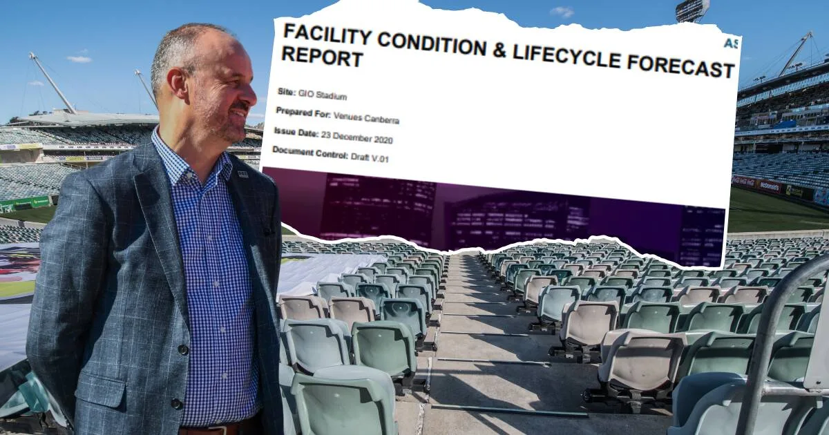 Canberra Stadium Report Contradicts Barr's 2035 Lifespan Claim