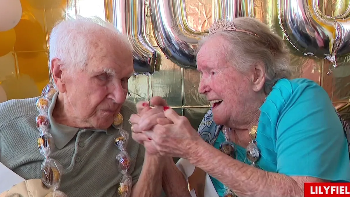 Centenarian Couple Celebrate 100th Birthdays Together in Sydney