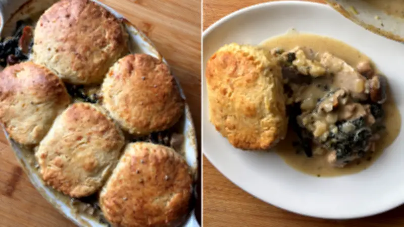 Chef Toby Wilson Revives Retro Chicken Cobbler with Mustard Scones