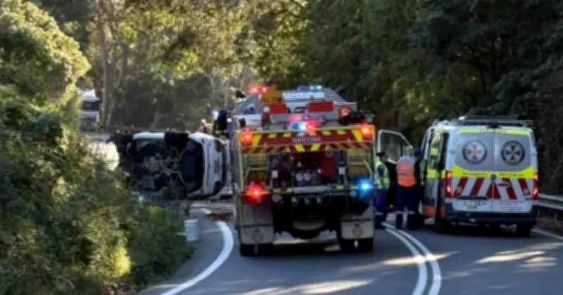 Children Among Four Injured in Three-Car Crash, Princes Highway Closed