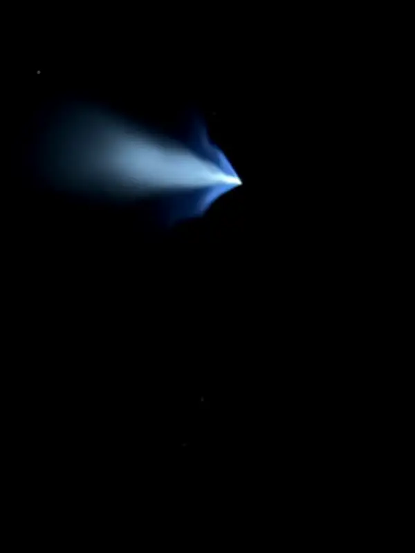 Chinese Rocket Lights Up Australian Night Sky with Stunning Display