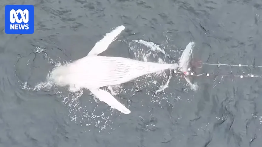 Humpback Whale Found Dead in Shark Net off Coledale Beach