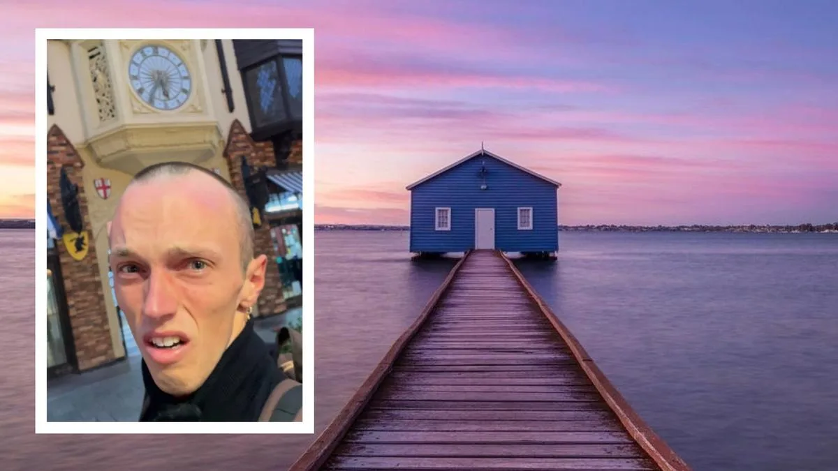 Comedian Joshua Hauville Slams Perth Landmarks London Court and Blue Boat House