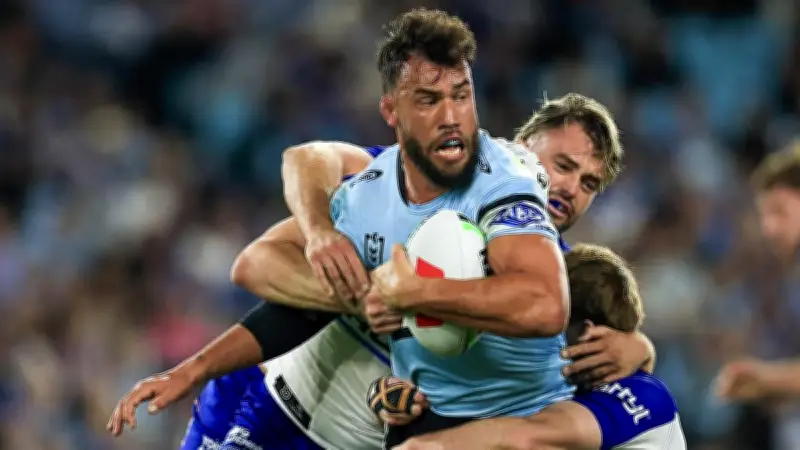 Cronulla Sharks prop Toby Rudolf sidelined for up to a month with knee injury