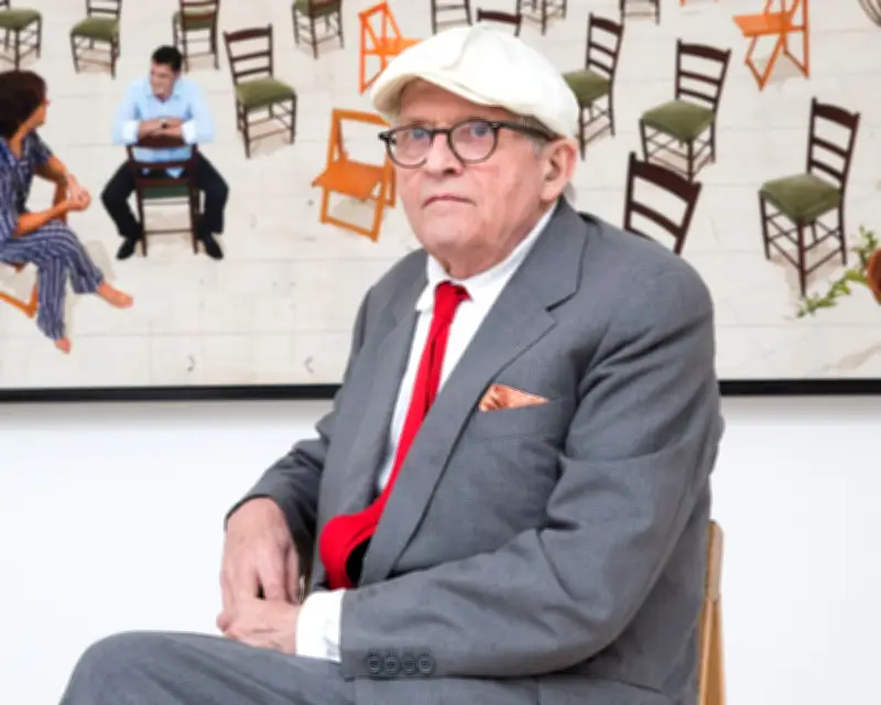 David Hockney's Private Funeral: Only Partner and Great-Nephew Attended