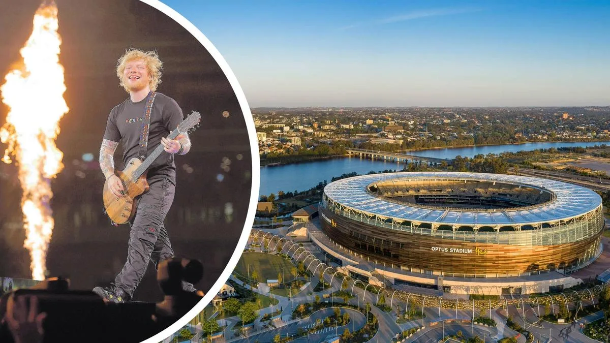 Ed Sheeran's Perth Shows Expected to Fall Short of Attendance Record