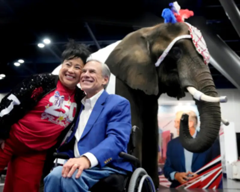 Elephant Urinates on Floor at Texas Republican Convention