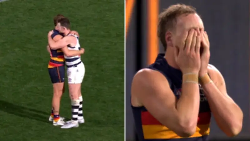 Emotional Jordan Dawson leads Crows to thrilling one-point win over Geelong