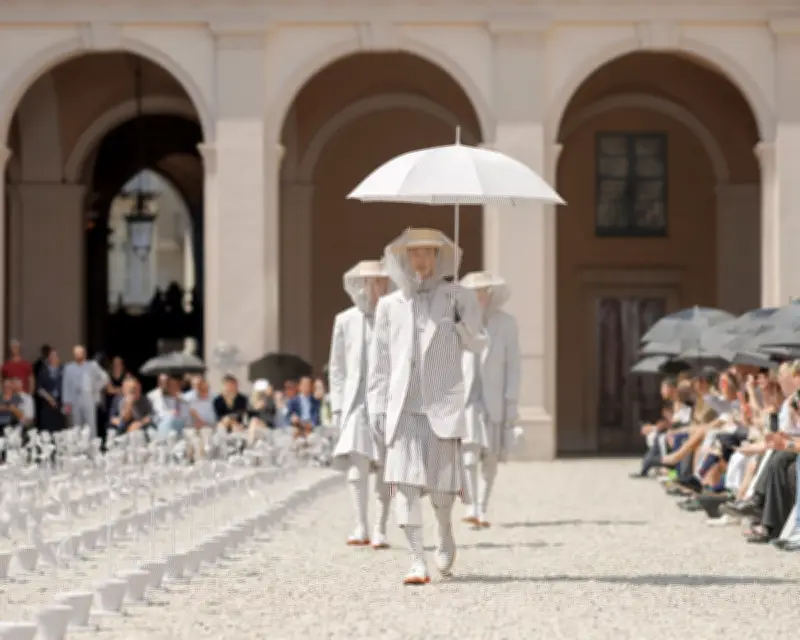 Fashion Statement: Sunbrella Umbrella Becomes Heatwave Accessory