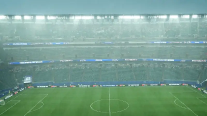 France vs Iraq World Cup match suspended due to lightning risk in Philadelphia