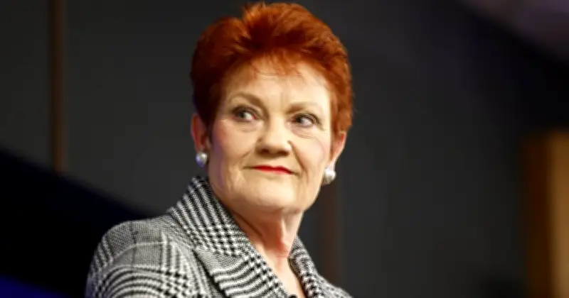 Hanson's Approval Rises After Trumpian Press Club Speech
