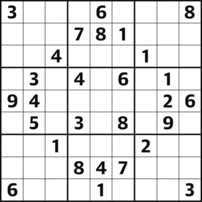 Hard Sudoku Puzzle 7,343 – Challenge Your Brain
