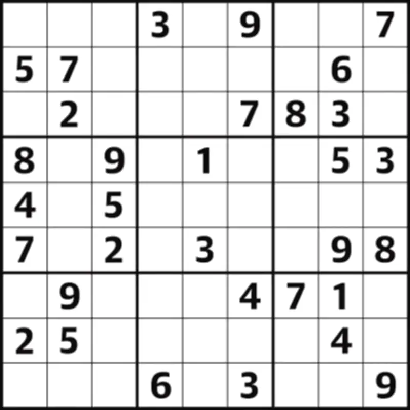 Hard Sudoku Puzzle 7352 Challenge for June 19
