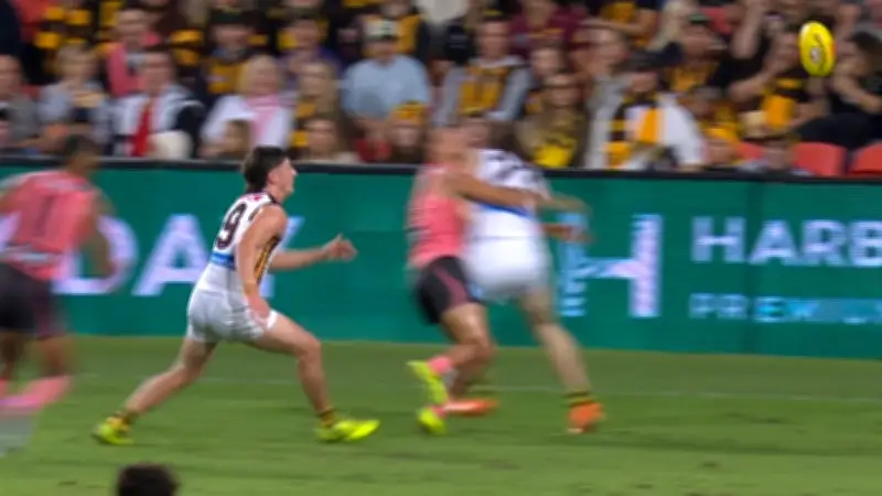 Hawks defender Weddle faces ban for hit that breaks Rioli's jaw