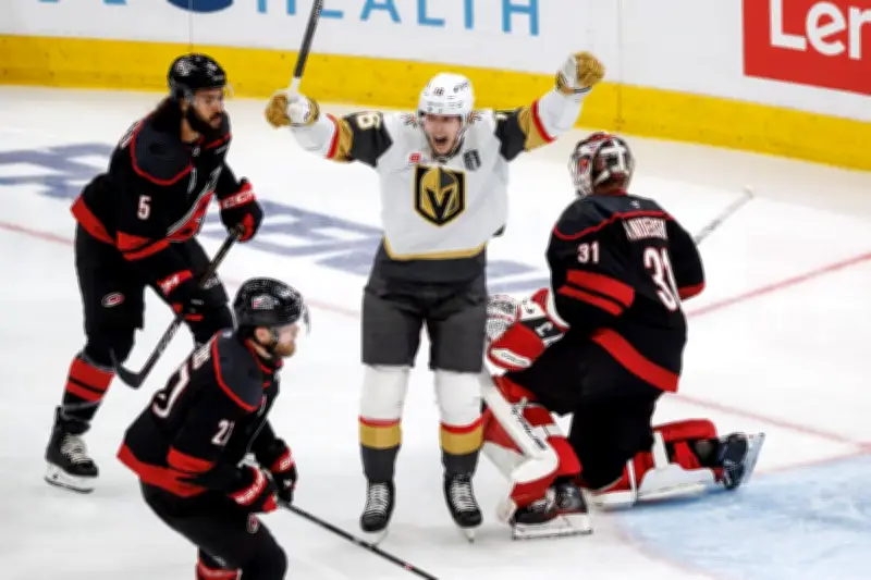 Hertl's Late Goal Lifts Golden Knights Over Hurricanes in Game 1 Thriller