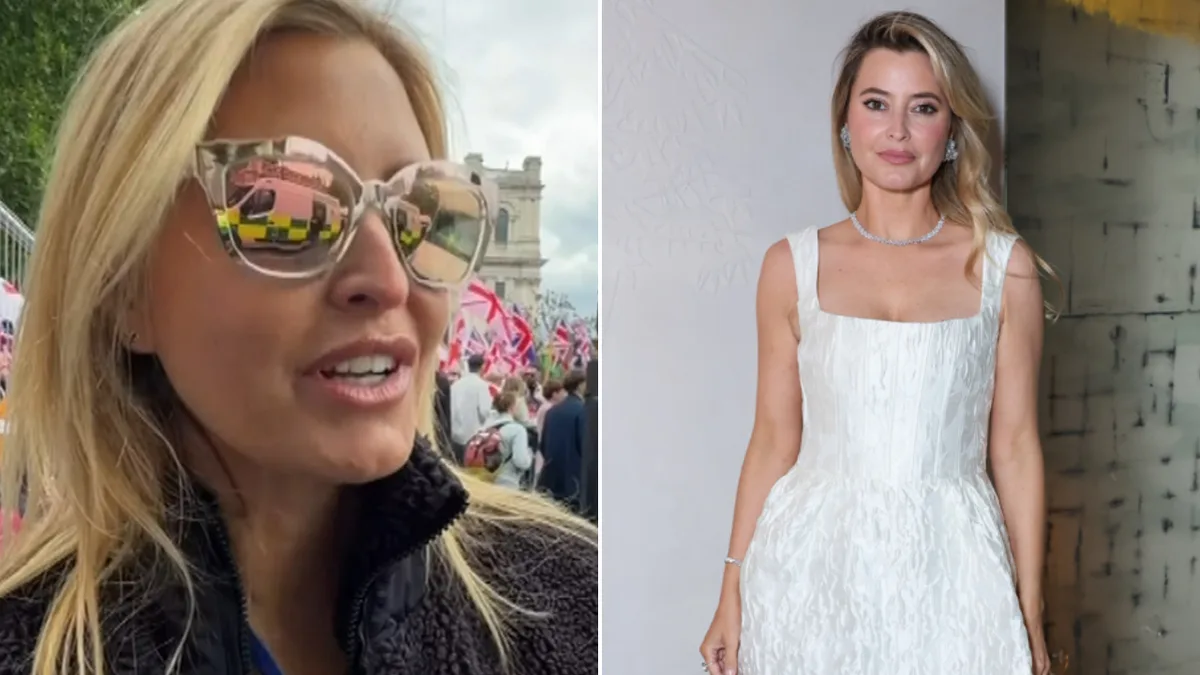 Holly Valance Declares Herself 'Absolutely Right-Wing' at London Rally