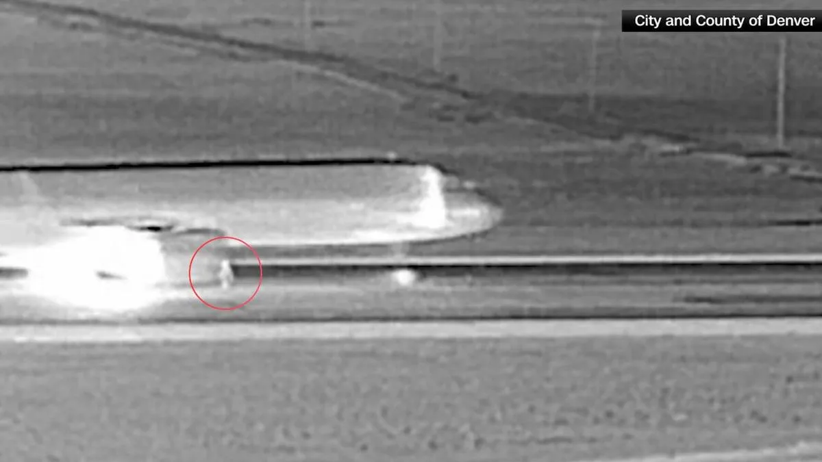 CCTV Shows Man Sucked Into Plane Engine at Denver Airport