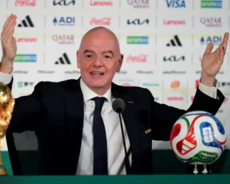 Infantino tells football fans to 'chill' amid World Cup criticism