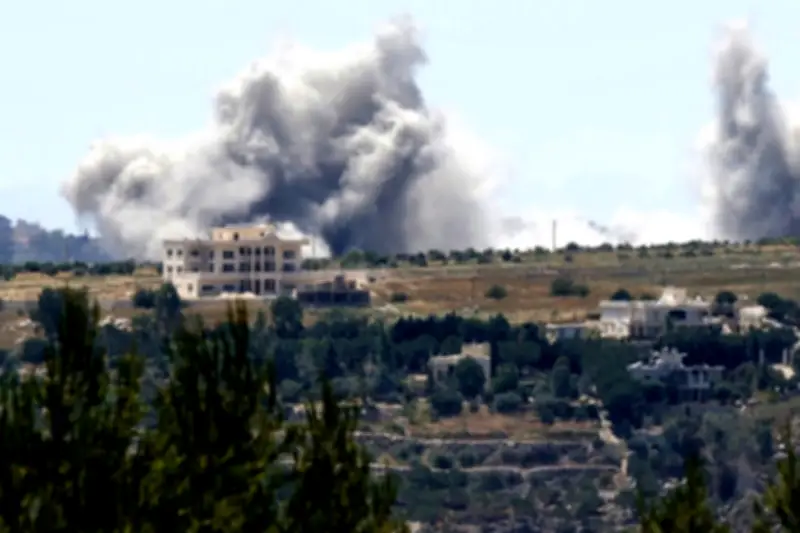 Israel Strikes Beirut South After Intercepting Hezbollah Rockets