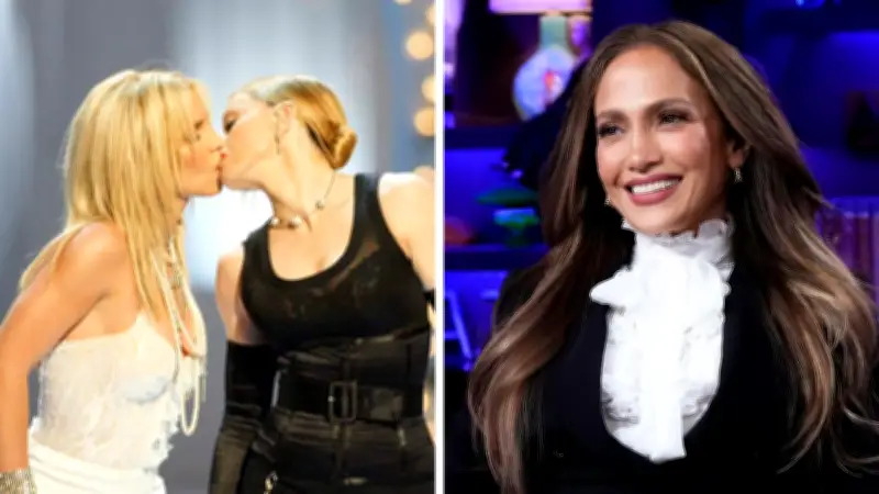 Jennifer Lopez Reveals Why She Missed Madonna and Britney Spears' Iconic VMAs Kiss