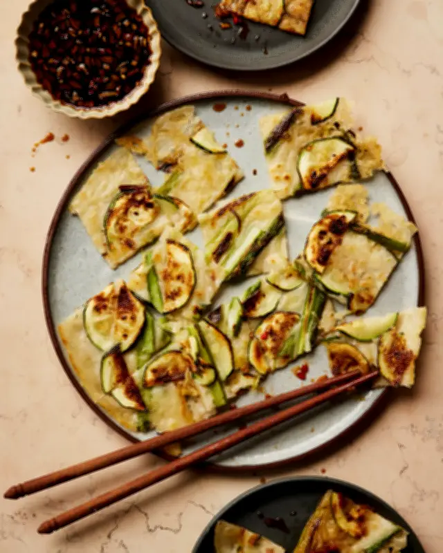 Joo Won's Korean Vegetable Pajeon and Japchae Recipes