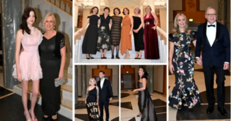 Katy Gallagher's Daughter Evie Stuns in Aje at Midwinter Ball