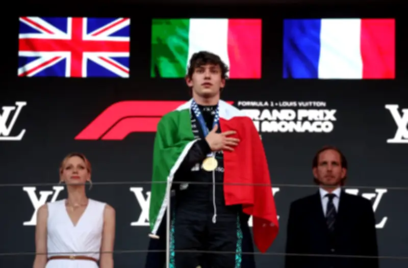 Kimi Antonelli, 19, Wins Monaco GP, Youngest Ever