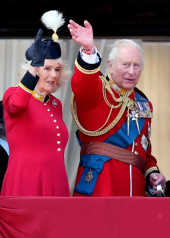 King Charles wears Taylor Swift friendship bracelets at Trooping the Colour