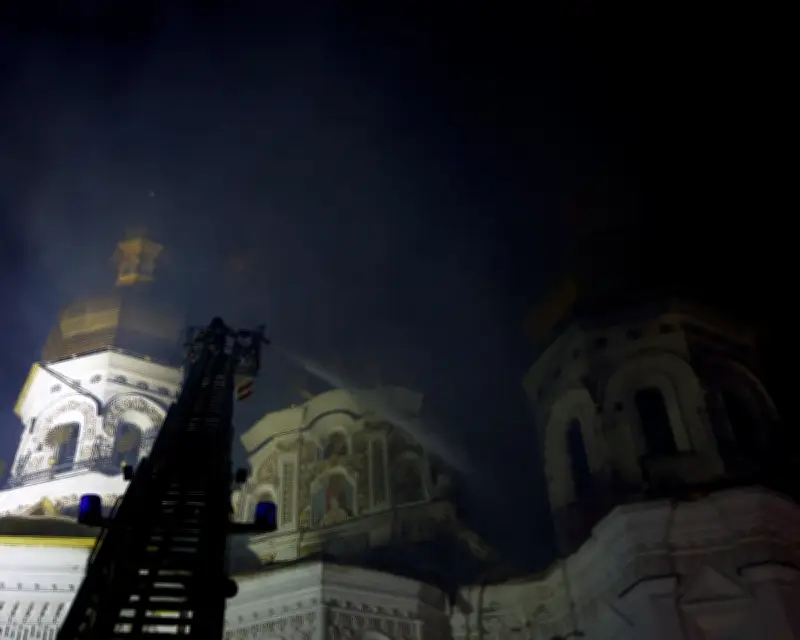 Kyiv Monastery Fire After Russian Attack Kills 5, Injures 6