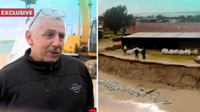 Lancelin locals sandbag to save town from coastal erosion crisis