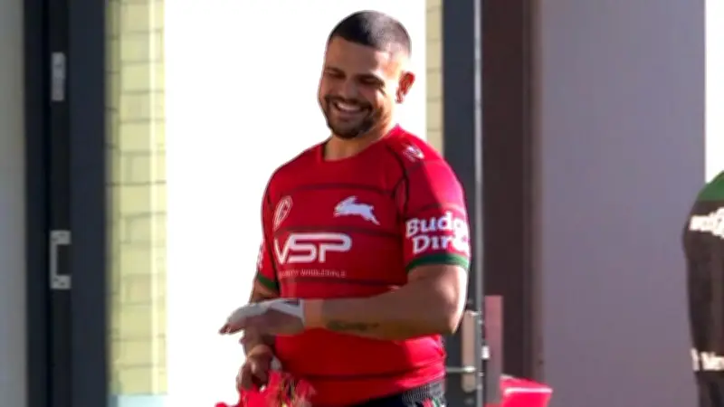 Latrell Mitchell's Origin hopes in doubt after leaving Souths training